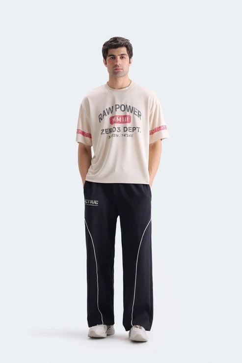 Activewear Slogan Print T-Shirt